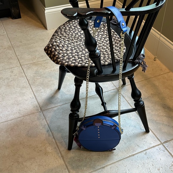 Wamer Bros Willy Wonka Chocolate Factory Violet Beauregarde Blueberry Crossbody - Picture 15 of 16